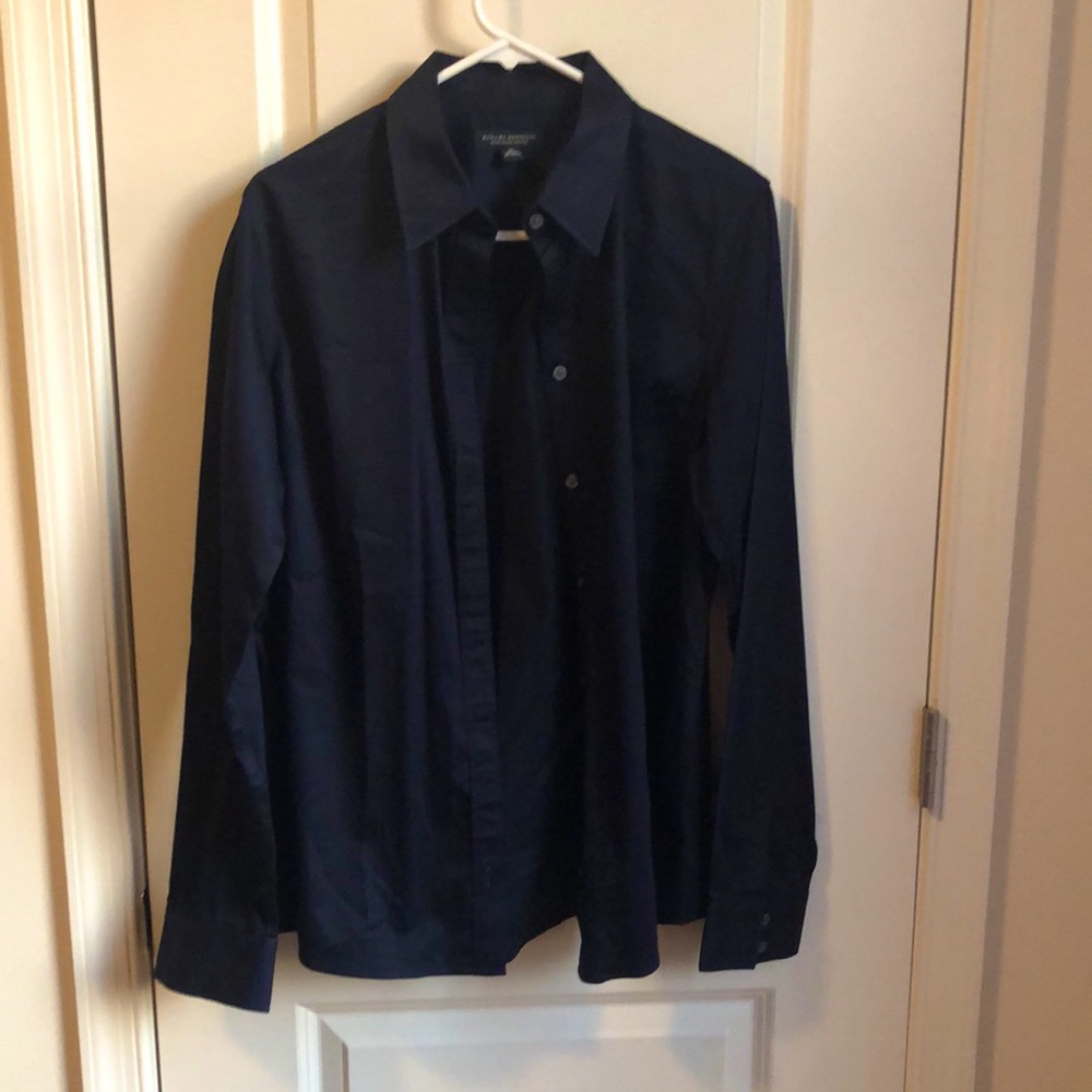 Banana Republic Black Button Down